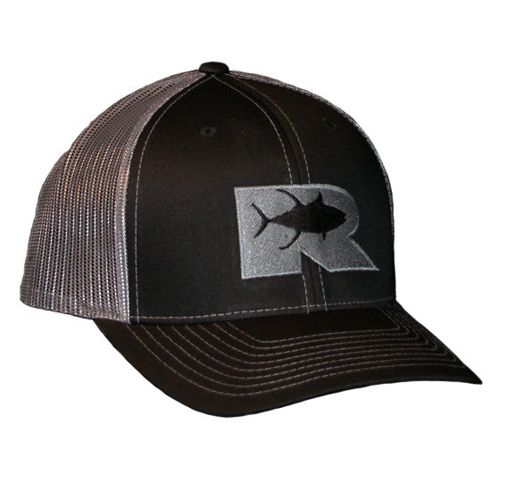 Rogue Tuna Trucker Hat - Black/Charcoal
