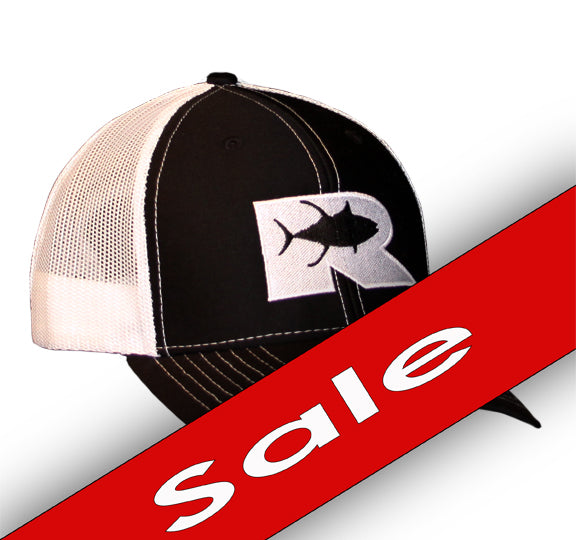 Rogue Tuna Trucker Hat - Black/White