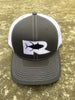 Rogue Tuna Trucker Hat - Charcoal/White