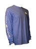 Tuna Logo LS T-Shirt - Columbia Blue/White