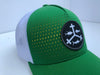 Rogue Outfitters Offshore Trifrecta Trucker Hat (Green, Yellow and White)