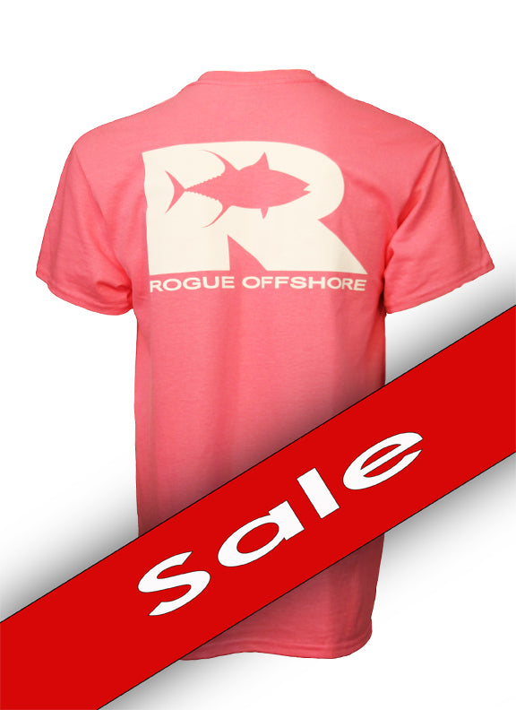 Original Tuna Logo SS T-Shirt - Pink/White