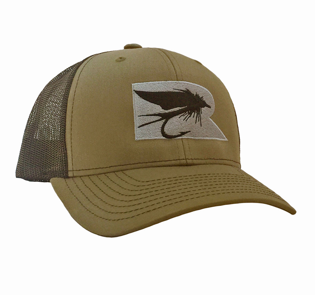 Rogue Fly Trucker Hat - Loden/Black