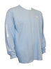 Rogue Redfish Logo LS T-Shirt - Sky Blue/White