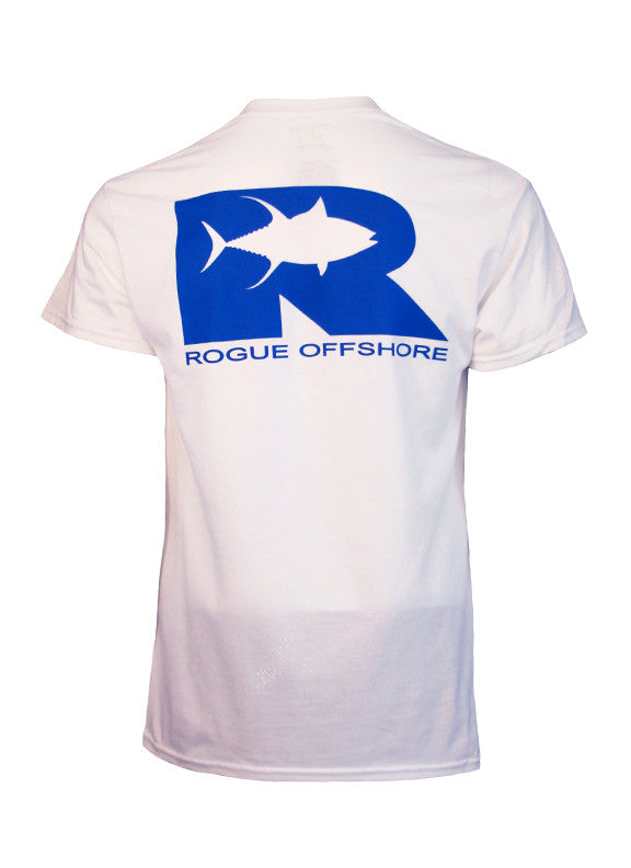 Rogue Tuna Tech Tee - White/Royal