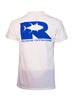 Rogue Tuna Tech Tee - White/Royal