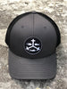 Rogue Outfitters Offshore Trifrecta Trucker Hat (Charcoal and Black)