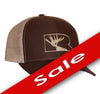 Rogue Outfitters Antlers Trucker Hat - Chocolate/Tan
