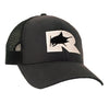 Rogue Marlin Trucker Hat - Dark Charcoal / Black