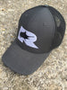 Rogue Marlin Trucker Hat - Dark Charcoal / Black