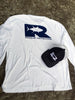 Offshore Performance Shirt LS - White/Navy