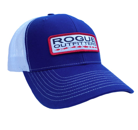 Rogue Outfitters Offshore-to-Inshore Trucker Hat (RWB)