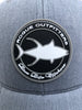 Rogue Outfitters Tuna Patch Trucker Hat (Heather Grey and Black)