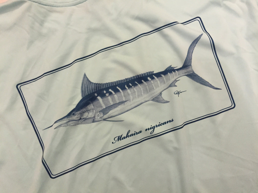 Makaira Nigricans (Blue Marlin) Artwork Performance Shirt